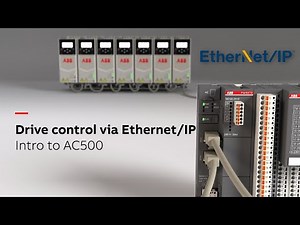 Intro to AC500. Part14. ACS drive control over Ethernet/IP