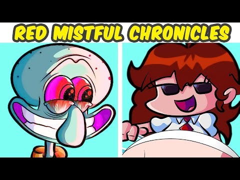 Friday Night Funkin' VS Squidward Red Mistful Chronicles DEMO | Mistful Crimson Morning (FNF MOD)