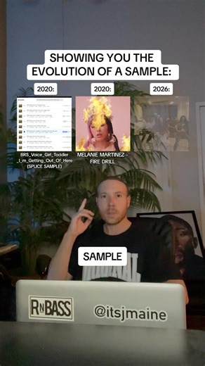 Showing you the evolution of a sample: “ I’m getting out of here” KATSEYE, Melanie Martinez #music #sample #samples #sampled