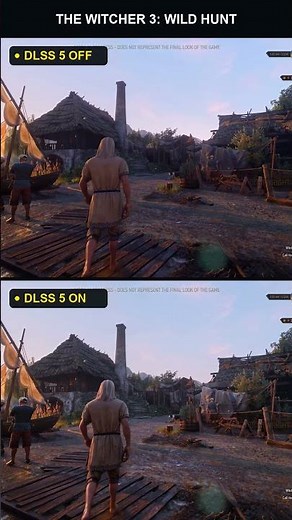 Witcher 3 Before the Remaster: DLSS 5 Visual Upgrade – OFF vs ON #witcher3remastered