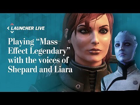 Playing Mass Effect Legendary with Shepard and Liara's voice actresses, Jennifer Hale and Ali Hillis