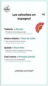 Adverbs in Spanish