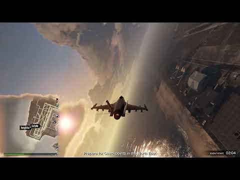 GTA 5 ONLINE: LAZER VS B11-STRIKEFORCE & HYDRA DOGFIGHT | F4D