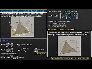 SOLVED PROBLEMS in STATICS, PROBLEMS 62 to 64