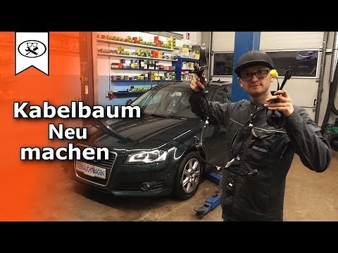 Audi A3 door wiring harness replacement | Change wiring harness | VitjaWolf | Tutorial | HD |