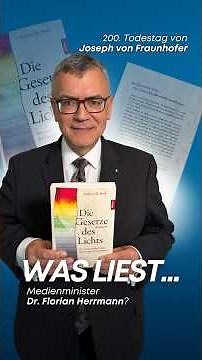What is Media Minister Dr. Florian Herrmann reading? - Bavaria