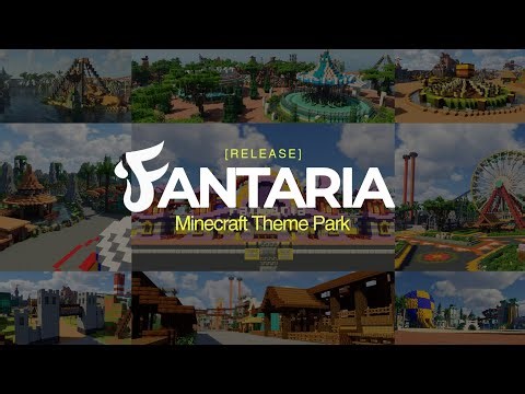 FANTARIA [ HUGE THEME PARK IN MINECRAFT ] - Epic Cinematic