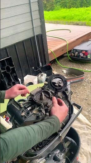 Fixing My $200 Boat. Engine Repair Part 4: Replacing the Stator and Trigger #diy #boat #restoration