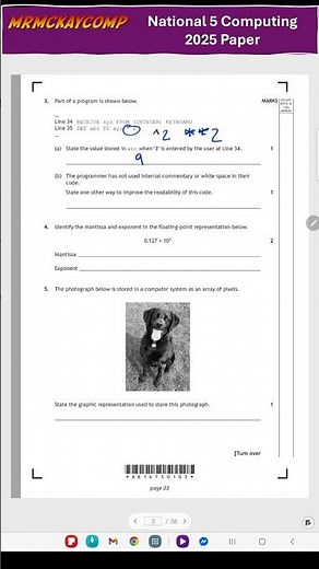N5 Computing 2025 Paper Q3 (Readability)