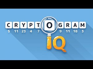 Cryptogram IQ: Word Master! (by Megarama Games) IOS Gameplay Video (HD)