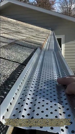 Installing Perforated Metal Sheets for Roof Edge Protection
