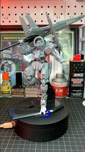 Gundam Schwarzette x Gundam Calibarn kitbash custom build #gundam #gunplamodeler #gundamaerial