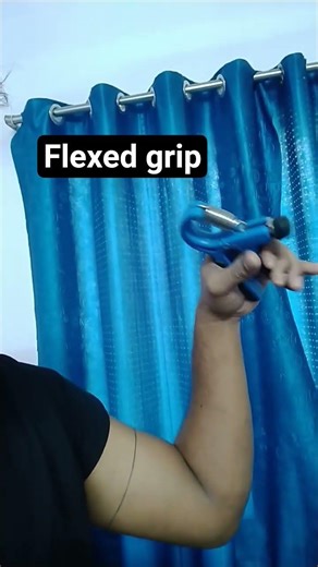 "Flexed Grip = INSANE Forearm Burn 🔥💪”