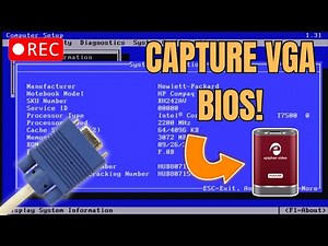 How to Capture a BIOS Screen (Works on Any VGA PC!)