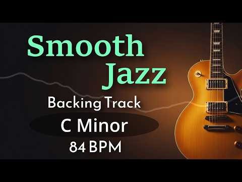 Smooth Jazz Guitar Backing Track in Cm 84BPM