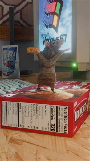 hot pocket for you #rat #lowpoly #ps1 #psone #hotpocket | rat