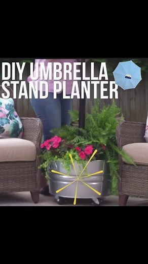 DIY Umbrella Stand and Base Tutorial