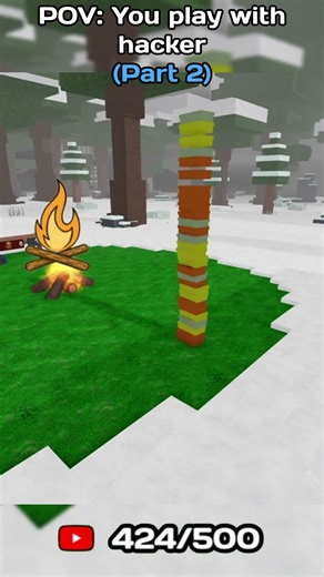 POV: You play with a hacker (Part 2) 👨🏻‍💻 #99nights #roblox #hacker #animation