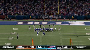 Bass' extra point ties Broncos-Bills on 'MNF'