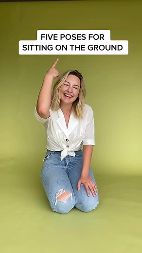 Creative Sitting Poses for Photoshoots