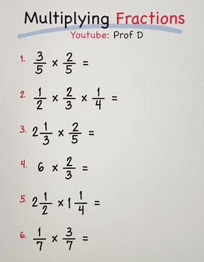 How to Multiply Fractions‼️ | dividing fractions