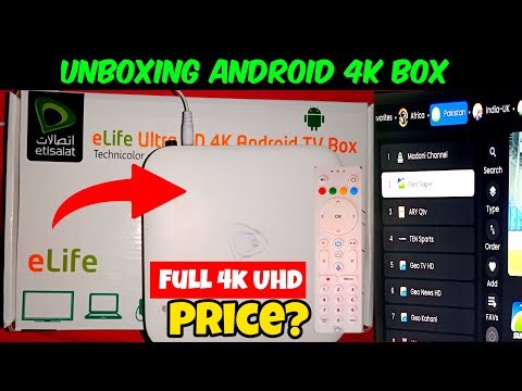 Etisalat Android 4K ultra Box unboxing Complete Detail | android box review