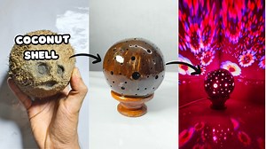 8.3K views · 53 reactions | How To Make A COCONUT SHELL Decoration...