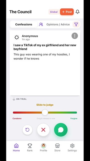 Anonymous confessions, unfiltered.Vote inside the app. share yours → link in bio