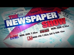 The Newspaper Show LIVE on TIMES NOW | #TheNewspaperShow | Latest News Headlines off the press