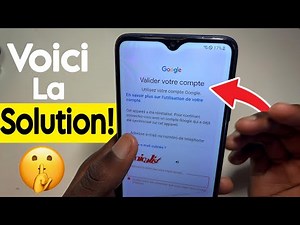 SUPRIMER Un COMPTE GOOGLE sur Android Après Réinitialisation.