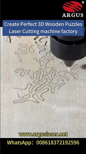 Create Perfect 3D Wooden Puzzles with Laser Cutting! 🧩✨#lasercuttingmachine #laserengraving