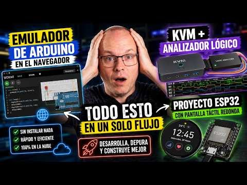 Emulador online Arduino + KVM + Proyecto ESP32 ➜ [BRICOGEEK NEWS 005]