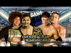 WWE The Bash 2009 match card