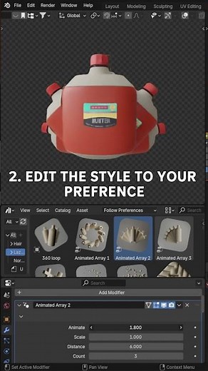 How to use cleverpoly lazy motion library! #BlenderAnimation #3dtutorial