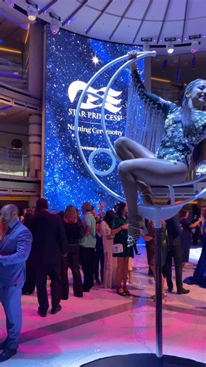 Star Princess Naming Ceremony underway. Doing things differently with a bottle of Pantalones tequila instead of Champagne for godparents Matthew and Camila McConaughey… | Karryon: Together In Travel