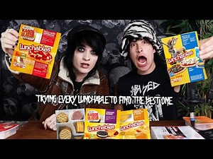 Trying Every Lunchable To Find The Best One With Jake Webber