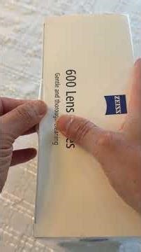POV Amazon Unboxing - ZEISS Pre-Moistened Lens Cleaning Wipes 600 Count Pack