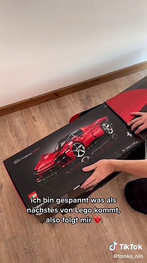 Lego hat mir den neuen Lego Technic Ferrari zugeschickt! 😍 #legotechnic #lego #ferrari