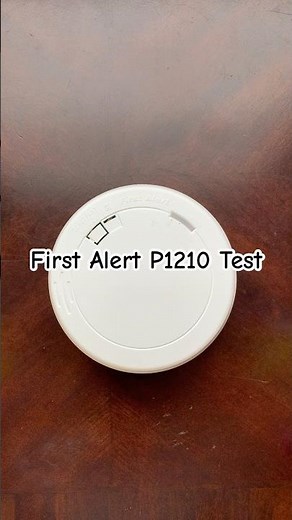 First Alert P1210 Smoke Alarm Test #smokealarm #smokealarms #firstalert #shorts