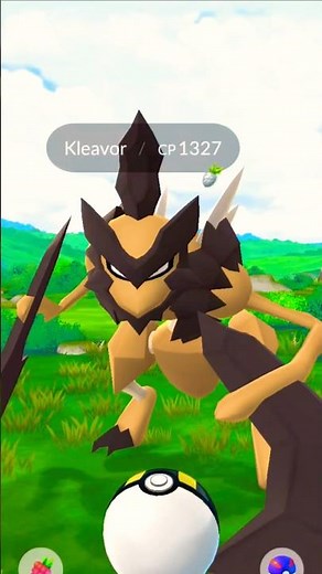 Catching Kleavor in Pokémon GO