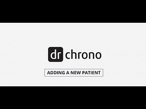 Training: DrChrono OnPatient and Check in | Adding a New Patient