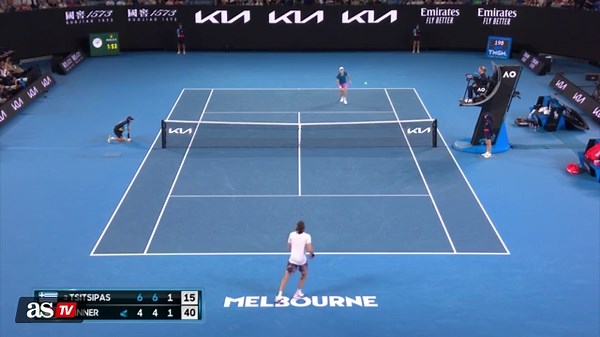 Resumen del Tsisipas vs. Sinner, octavos de final del Open de Australia