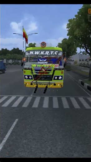 NWKRTC BS-4 AZAD BUILD MODIFIED EICHER BUS MOD DIAMOND EXPRESS LIVERY