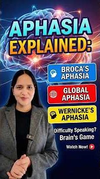 Broca vs Wernicke Aphasia Explained (Easy in 60 Seconds!) #nursepulseacademy #nclexprep #pgi #aiims