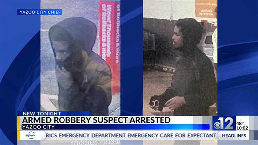 Man arrested in Yazoo City Walmart gas station robbery