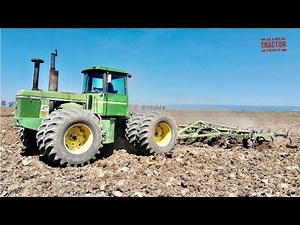 BIG TRACTORS Seeding Rice in California