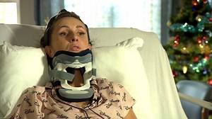 Injured woman 'woke up and saw sofa' in front of her