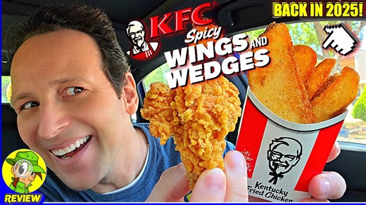 KFC® Spicy Wings And Wedges Review Back in 2025!