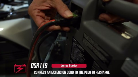 Schumacher Electric DSR Professional Grade 12 Volt, 1800 Peak Amps Jump Starter, Portable Power Station DSR119