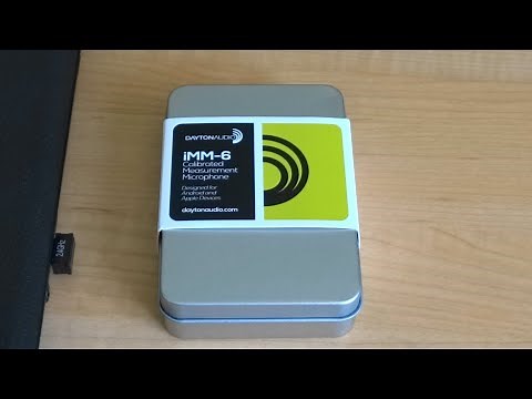 Dayton iMM-6 Calibrated Microphone Review and How To Use With A Laptop PC 1080p